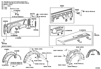 617830K120B0-PAD, REAR WHEEL OPENING EXTENSION, NO.1