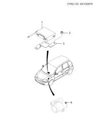 9054237-Keyless entry & immobilizer module (for front 20100824 use)