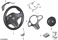 32308008182-Leather, M roadster steering wheel