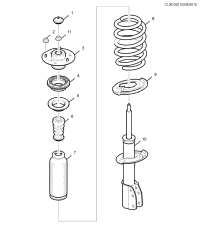 20927340-FRONT SPRING