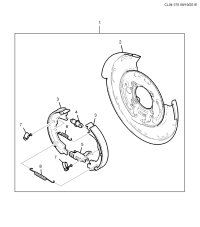 20935791-Plate assy-rr brake
