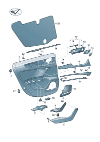 4K0035436A-Bezel assy-speaker