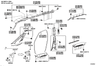 62210V2010A4-GARNISH, FRONT PILLAR, RH