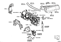 53828WAA01-Silencer, front panel, no.1 lh