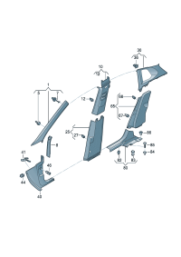 55G867292A-Guard, B- pillar D  -29.08.2022