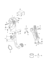 1K2723503AR-Pedal-accelerator