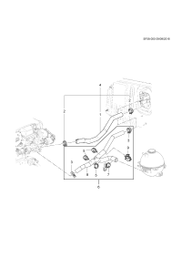 39155112-Hose, htr inlet
