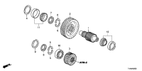 232325RN000-Gear, secondary drive