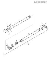 95327621-Package, propeller shaft bolt/screw repair (incl. 1,2)