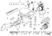 13717521030-Muffler, intake air
