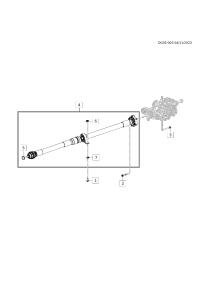 84986779-Propeller shaft (incl. 5)