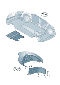 8U0853887A-PASSENGER SIDE WING MIRROR COVER