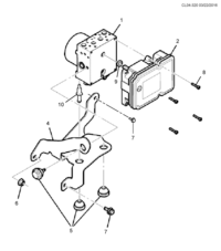 96626060-Valve set, brake pressure regulating