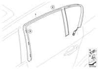 51357121155-Cover sash rr door lh