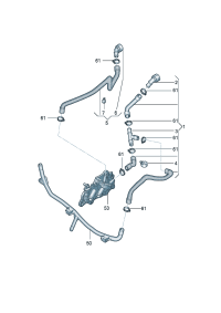 1KD122073D-WATER HOSE