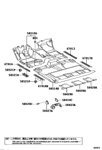 585100C340E0-CARPET ASSY, FLOOR