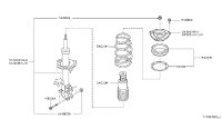 540105LF1A-Spring, front suspension
