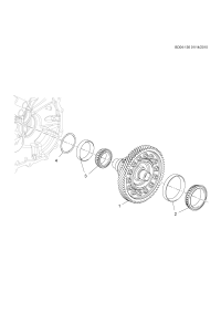 24272822-Bearing, front differential
