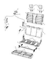 68002968AA-FOAM SEAT CUSHION