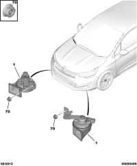 9678586180-SPKR ASSY,17CM ND