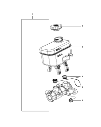 68003617AA-MASTER CYLINDER BRAKE