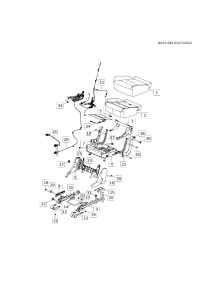 13517647-Guide assy., rr. 40 (40% side comfort) (11.610)