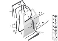 51357420839-Trim sash dr r lh