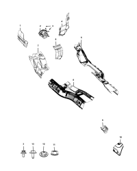 55399273AD-Shield brake & fuel line