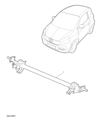 11142442-Shaft, rear axle