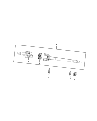 68145208AA-HALF SHAFT AXLE