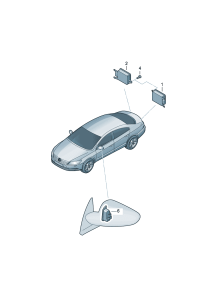 3AA907568D-Control unit, Accessory system-lane change   To be used for this: