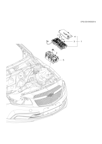 90767623-Box, front cabin fuse (incl. 3-4)