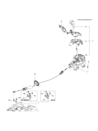 90801279-Control assy, automatic transmission (incl. 2,3, 15)