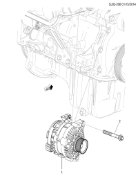 13500579-Generator, (mark 13500579) (2nd design see 13579671)
