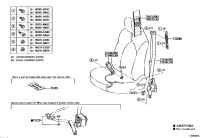 7302407010B0-PLATE SUB-ASSY, FRONT SHOULDER BELT ANCHOR, LH