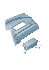4G8880204A-Air bag unit (Co-pilot position) [Note] * * * * * * **Install now only * * **Order when orde
