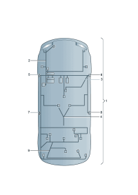 3AD971051-Wire, center * Part no. * Via manual * Incar * Vehicle * Identification number * To orde