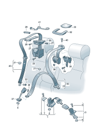 3BD857805D-S/belt assy -3
