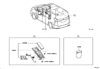 5547058140-Garnish assy., instrument cluster finish