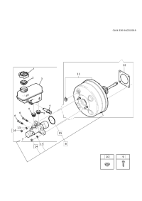 95494279-Cap, master cylinder reservoir (incl. 2)