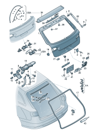4G9827852E-Drive unit For back door lid  D-26.01.2015