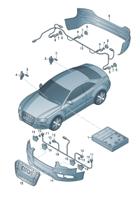 8T0919267J-Mounting Sensor