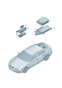 4G8959107S-Control unit, for rear hatch cover