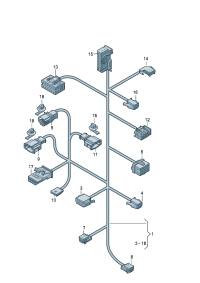4GD971392C-Wire, seat tray