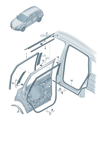 4L0839981A-Protector, stone strike (Adhesive)