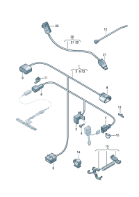 4GD971365G-Harness, S/belt warning system
