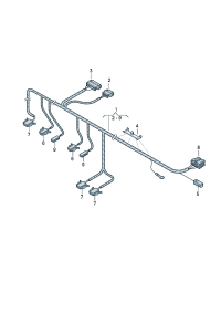 3BD971100P-Cord, adapter Roof top For strap Vehicle, sliding window