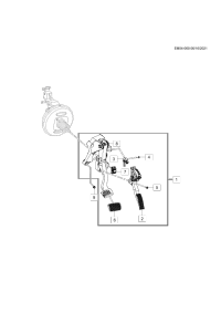 26327125-Pedal, accelerator and brake (incl. 2-8)