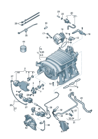 06E133773EA-Pipe, vacuum Excludes: Fit as needed