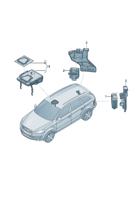 4M0907217E-Camera, front Driver assist system  D-14.08.2017 -27.08.2018